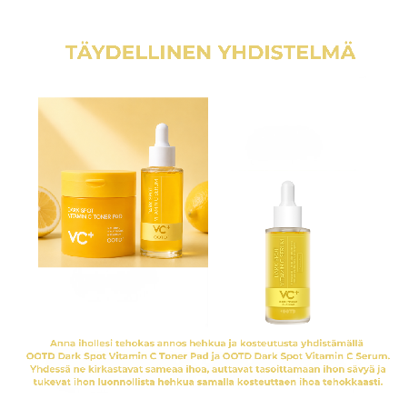 OOTD Vitamin C Dark Spot Toner Pad 70kpl